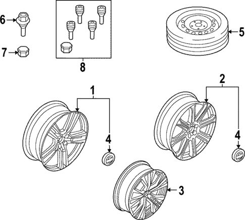 Wheels for 2025 Volvo XC60 #4