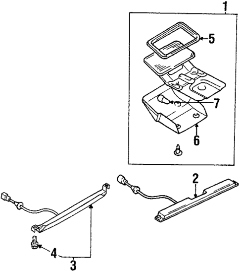 Bulbs - Chassis for 1996 Mitsubishi Eclipse #5