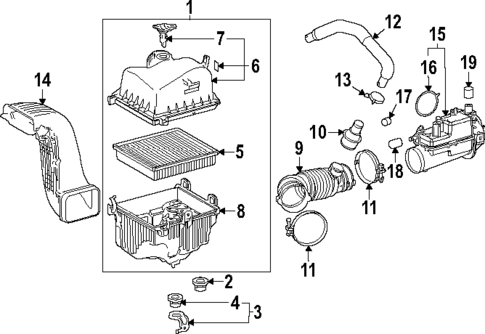 Air Intake for 2025 Toyota Highlander #0