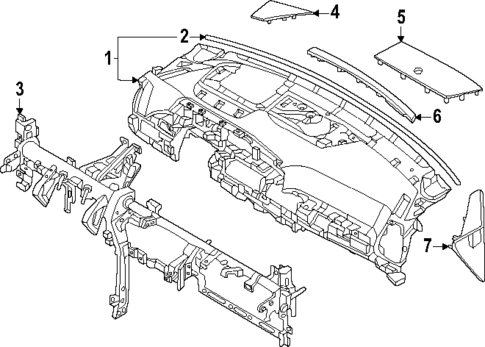 Instrument Panel for 2025 Kia Sorento #1