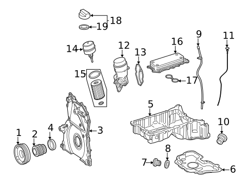 Engine Parts for 2010 Mercedes-Benz GL350 #2