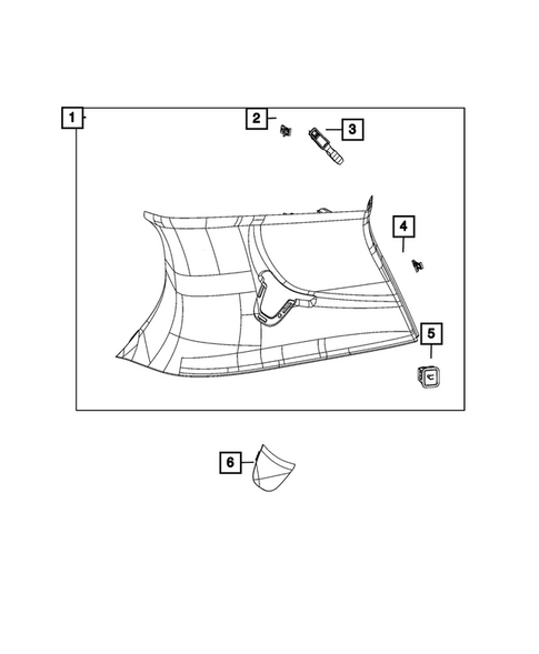 Panels - Moldings - Scuff Plates, Pillar, Cowl, 1/4 Panel Trim and Cargo Covers for 2026 Chrysler Pacifica #5