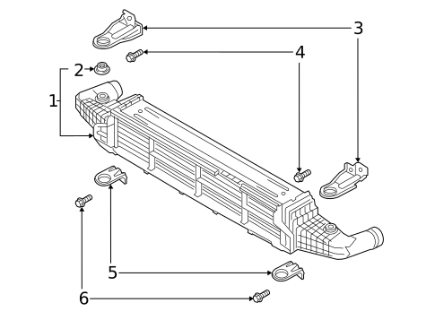 Intercooler for 2017 Genesis G90 #1
