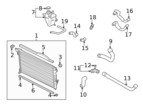 Radiator & Components for 2008 Mini Cooper #0