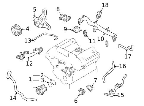 Water Pump for 2005 Nissan 350Z #0