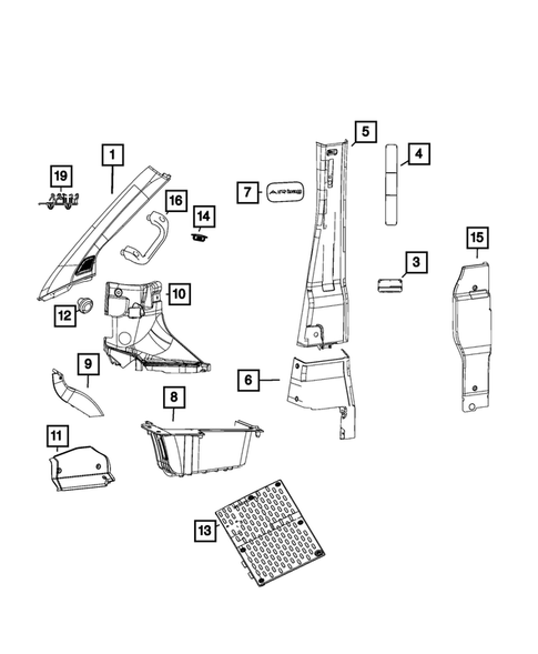 Panels - Moldings - Scuff Plates, Pillar, Cowl, 1/4 Panel Trim and Cargo Covers for 2024 Ram ProMaster EV #0