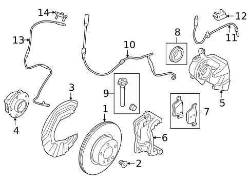 Front Brakes for 2024 BMW 330i #0