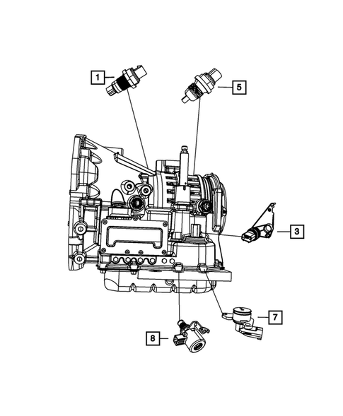 Sensors for 2008 Dodge Avenger #3