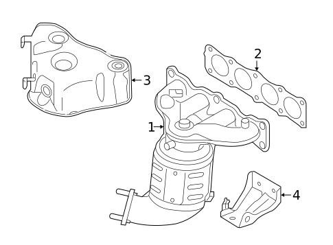 Exhaust Manifold for 2017 Hyundai Sonata #0