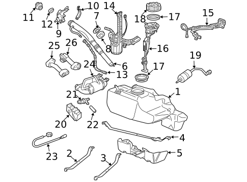 Fuel System Components for 1999 Porsche 911 #0