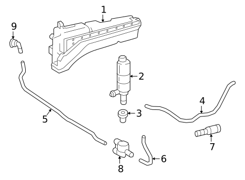 Headlamp Washers/Wipers for 2019 Mercedes-Benz G 63 AMG® #0