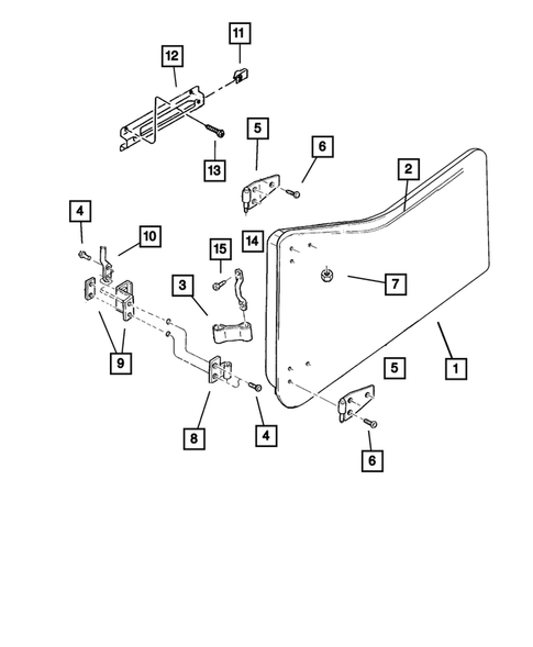 Front Door for 2003 Jeep Wrangler #2