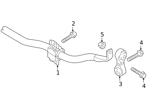 Stabilizer Bar & Components for 2012 Audi A4 Quattro #2