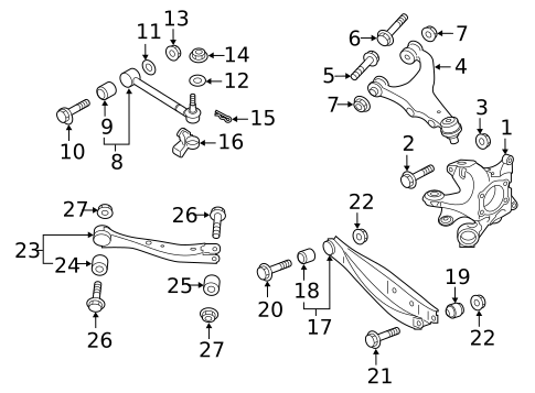 Rear Suspension for 2021 Subaru Forester #0