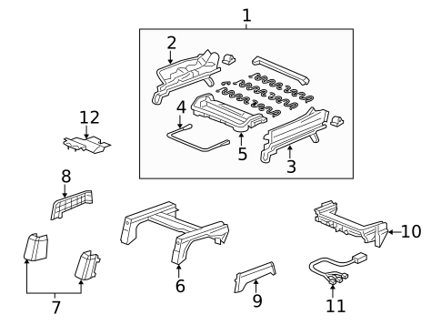 Tracks & Components for 2010 Honda Ridgeline #1