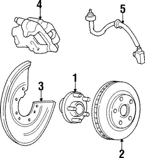 Rear Brakes for 1993 Lincoln Mark VIII #0
