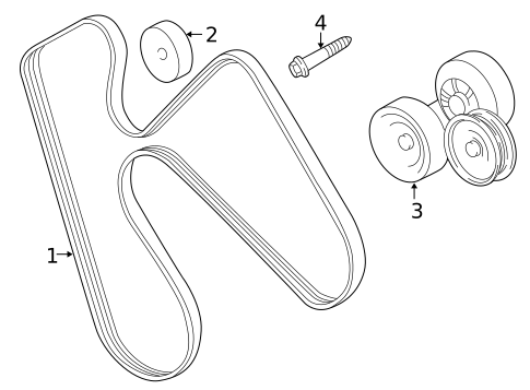 Belts & Pulleys for 2004 Dodge Dakota #0