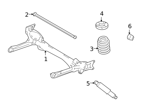 Rear Suspension for 2005 Ford Freestar #0