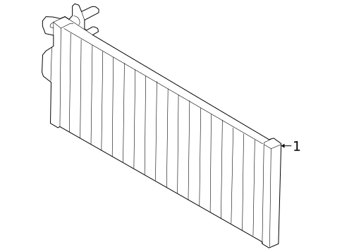Radiator & Components for 2014 BMW 760Li #2
