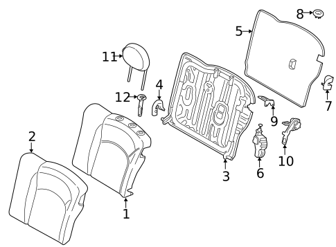 Rear Seat Components for 2015 Mini Cooper #4