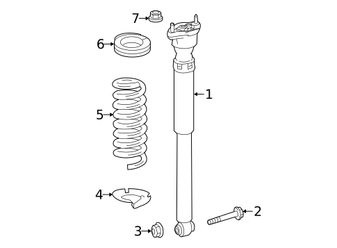 Shocks & Components for 2014 Mercedes-Benz E350 #1