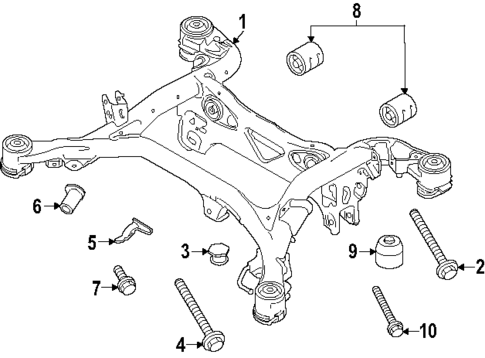 Suspension Mounting for 2024 Porsche Cayenne #0