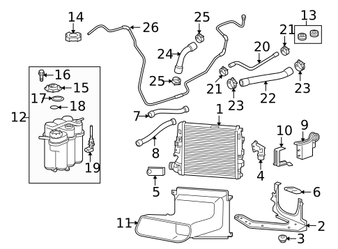 Radiator & Components for 2011 Porsche Boxster #0