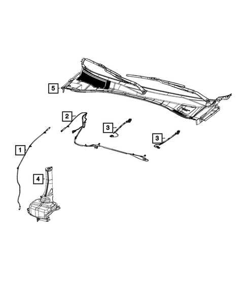 Wiper and Washer System for 2017 Dodge Charger #2