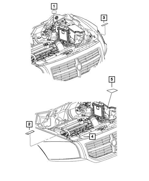 Under Hood for 2012 Dodge Caliber #0