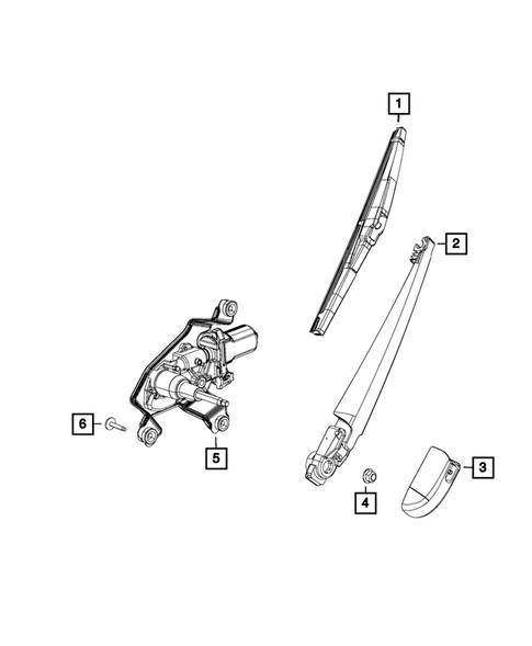 Wiper and Washer System for 2015 Jeep Grand Cherokee #3
