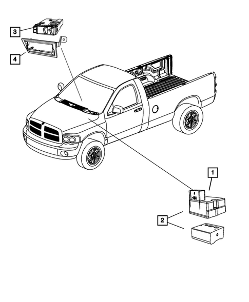 Keys, Modules and Engine Controllers for 2012 Ram 3500 #9