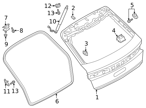 Gate & Hardware for 2024 Audi RS Q8 #0