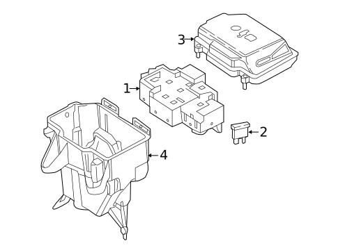 Fuse & Relay for 2019 Mercedes-Benz GLC63 AMG S #5