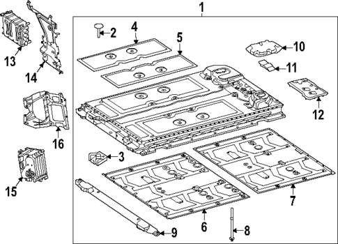 Battery for 2023 Mercedes-Benz EQS 450 SUV #0
