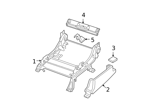 Tracks & Components for 2009 Nissan Xterra #1