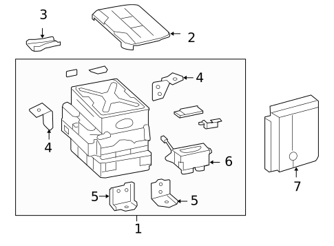 Electrical Components for 2009 Lexus GS450h #3