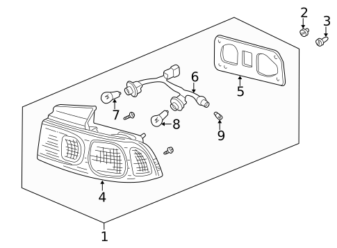 Tail Lamps for 2001 Acura Integra #2