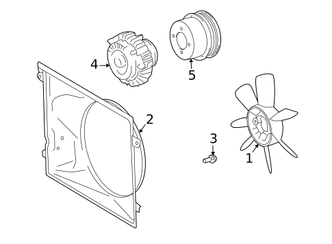 Cooling Fan for 2013 Toyota FJ Cruiser #0