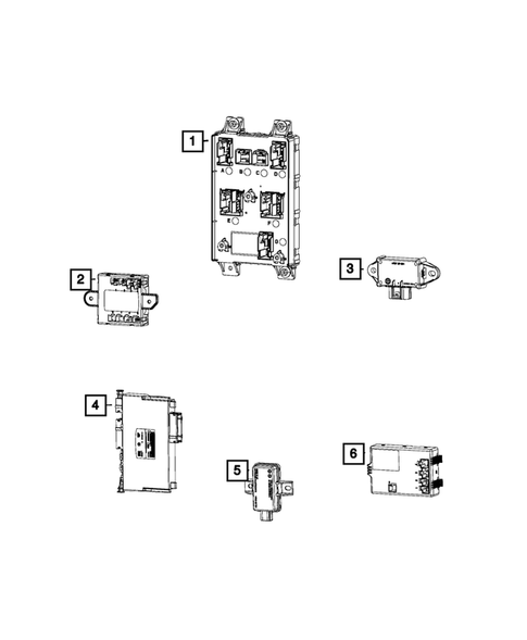 Keys, Modules and Engine Controllers for 2017 Dodge Challenger #3