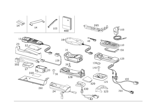 Car Phone, Voice Control System and Distress Call for 2001 Mercedes-Benz S 55 AMG® #0