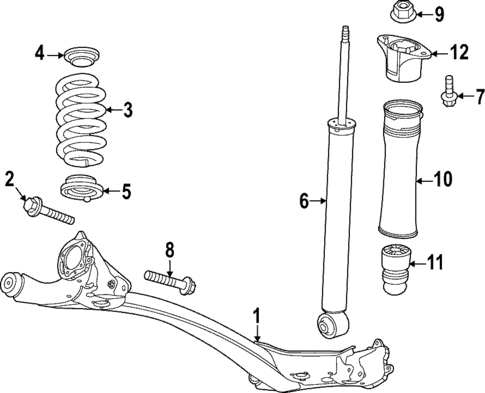 Rear Suspension for 2025 Buick Encore GX #3