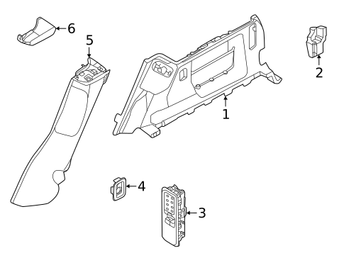 Interior Trim - Quarter Panels for 2022 Land Rover Range Rover #4