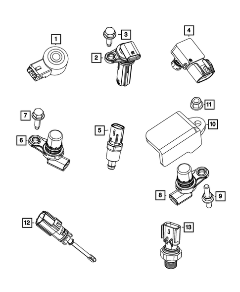Sensors for 2013 Dodge Dart #1