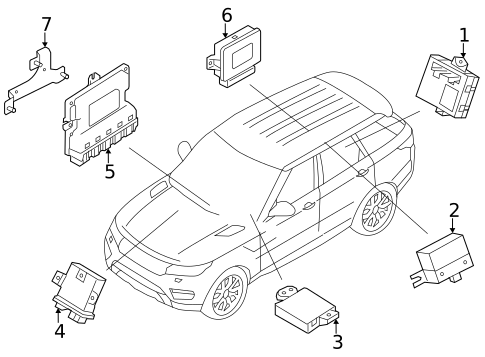 Electrical Components for 2022 Land Rover Range Rover Sport #0