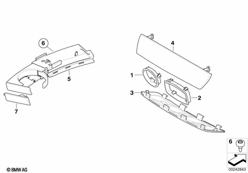 Instrument Carrier / Mounting Parts for 2005 BMW Z4 M3.2 #3