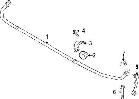 Stabilizer Bar & Components for 2025 BMW X3 #1