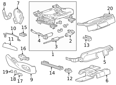 Power Seats for 2016 Cadillac ATS #1