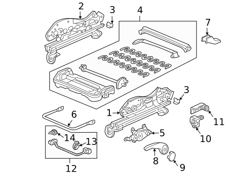 Tracks & Components for 2007 Honda Accord #5