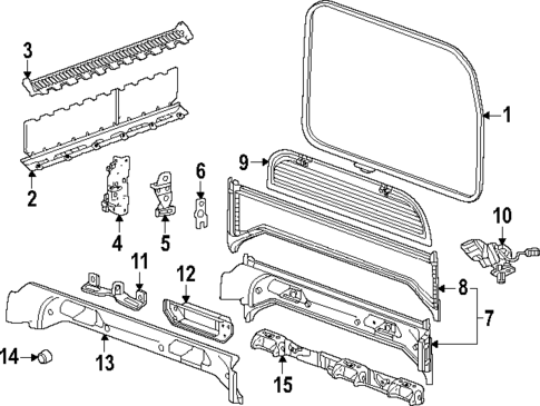 Rear Body for 2024 Chevrolet Silverado EV #0