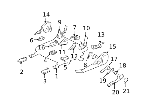 Tracks & Components for 2014 Mitsubishi Lancer #0